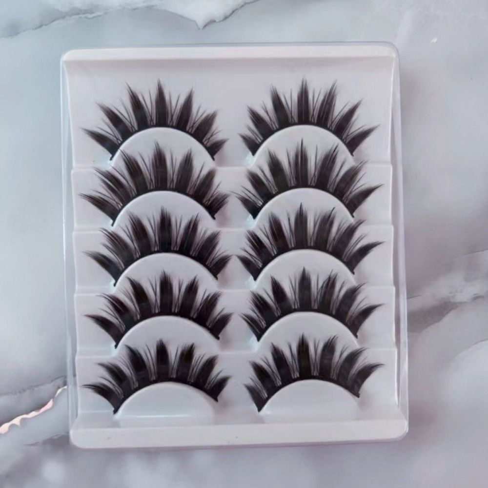 Eyelash Extension Cat Eye Wispy - Ciglia Finte Naturali Effetto Bagnato Stile