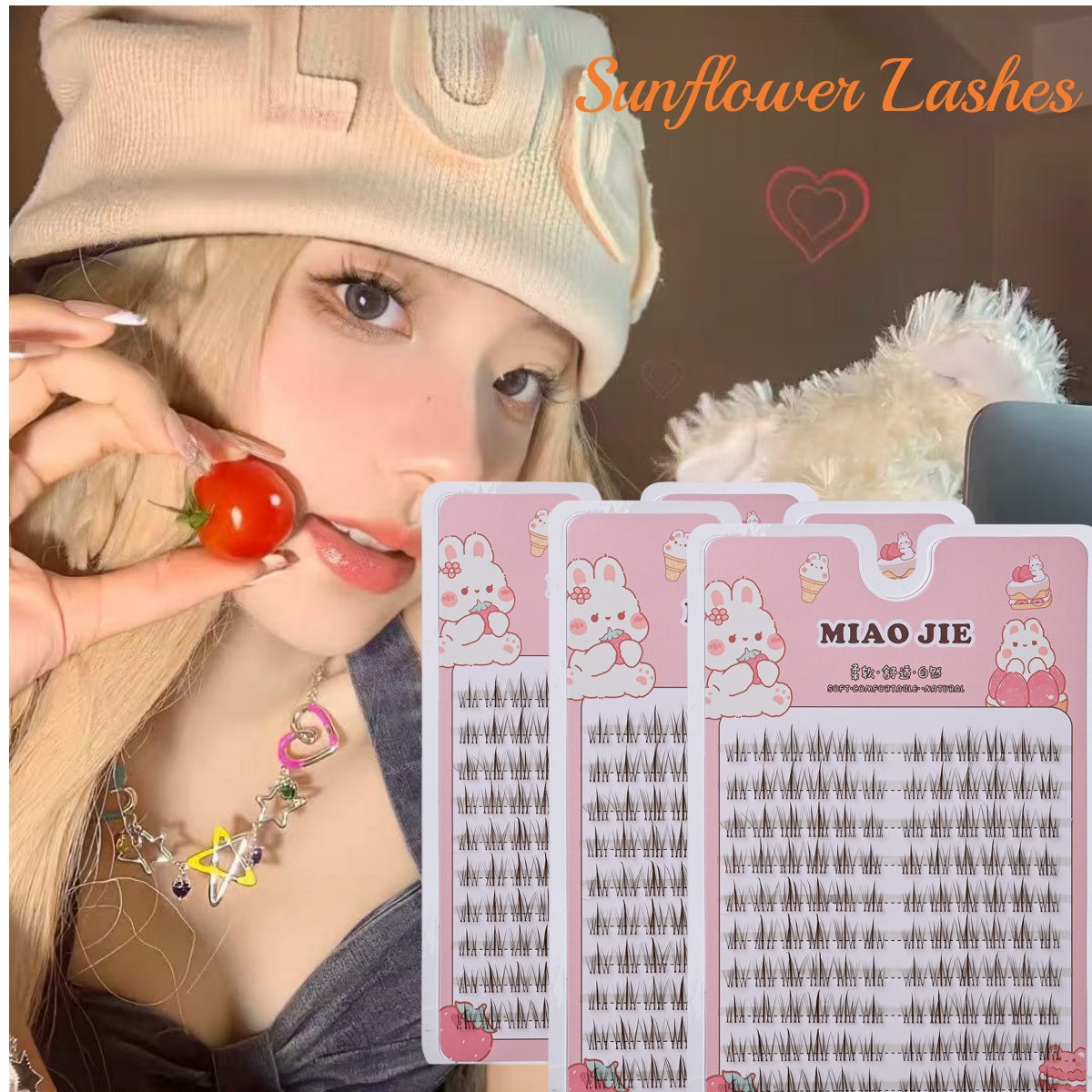 MIAOJIE Girasole Marrone Cigli - Eyelash Extension In Chinese recensione e prezzo