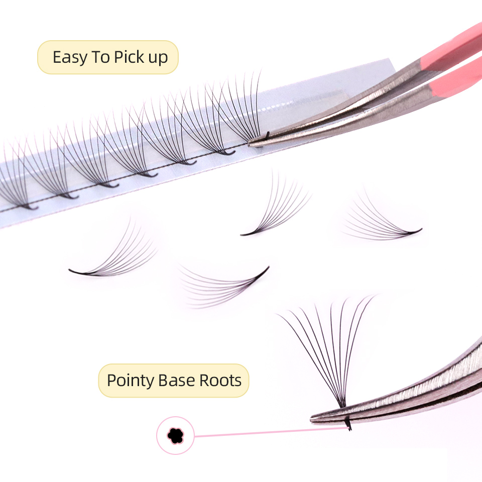 Ventole prefabbricate a stelo  - Eyelash Extension Russian recensione e prezzo