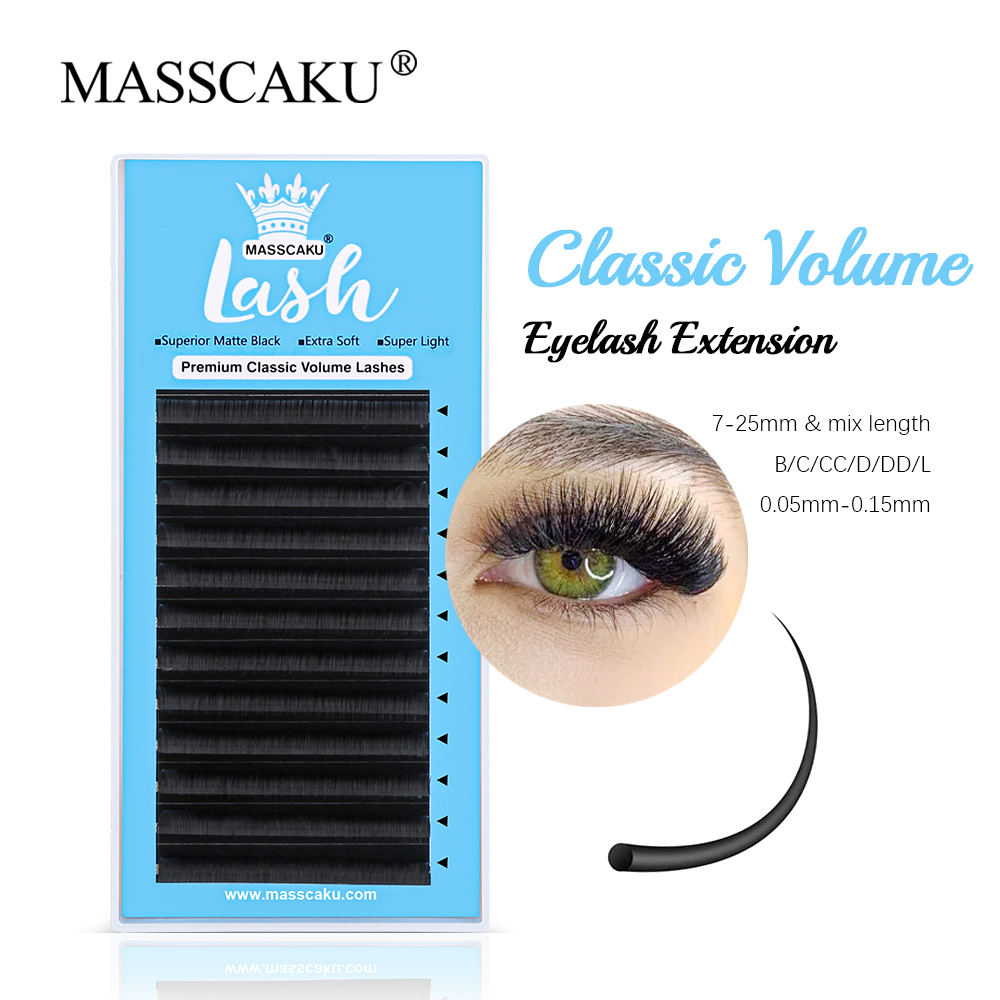 MASSCAKU 0.05/0.07/0.10/0.15mm - Eyelash Extension Russian recensione e prezzo