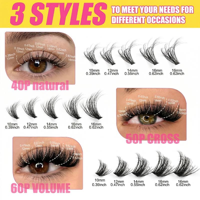 Ciglia Finte a Ciuffetti, Lung - Eyelash Extension Volume Lashes recensione e prezzo