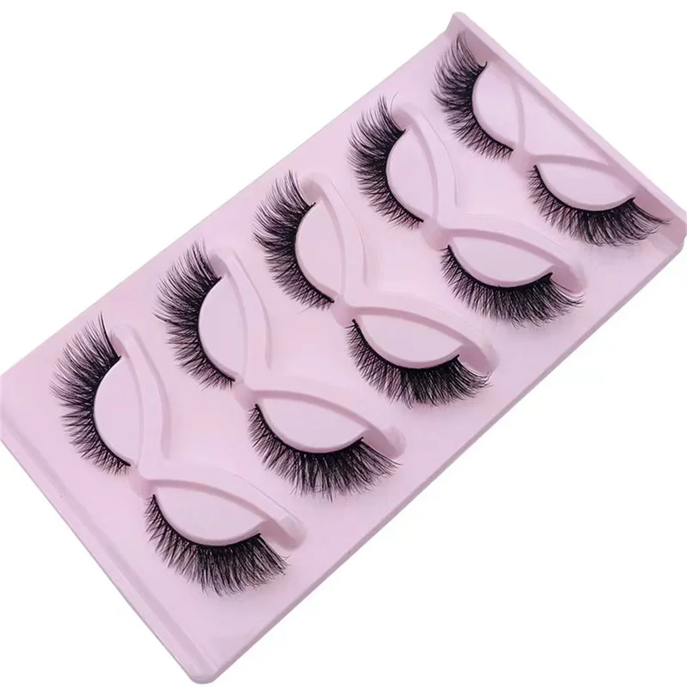 5 paia di ciglia a occhi di ga - Eyelash Extension Cat Eye Wispy recensione e prezzo